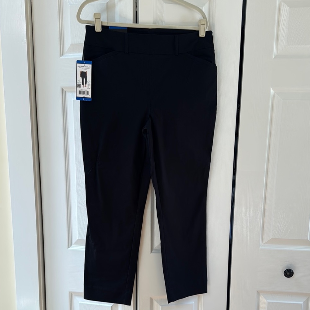 Hilary Radley Black Cropped Ankle Pants